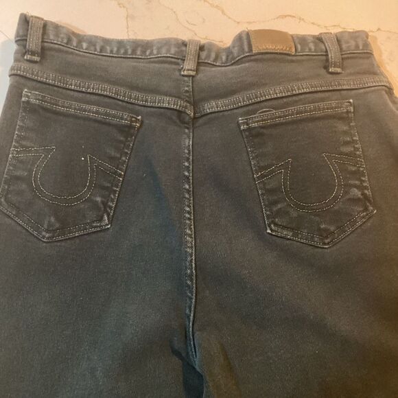 HAC TAC Ladies Jodhpurs Sz 16 Green Riding Equestrian Jeans Breeches - Picture 7 of 9